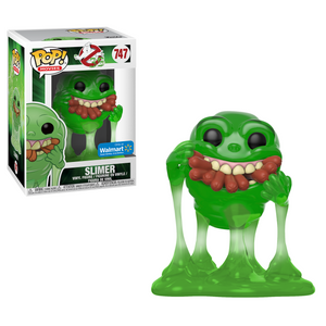 Funko POP! Movies - Ghostbuster: Slimer #747 (with Hot Dogs) (Translucent) (Walmart Exclusive) - Sweets and Geeks