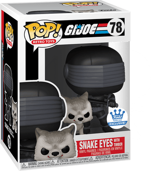 Funko Pop! Retro Toys - G.I. Joe - Snake Eyes with Timber #78 - Sweets and Geeks