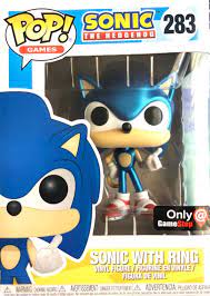 Funko Pop! Sonic the Hedgehog - Sonic with Ring (Metallic) #283 - Sweets and Geeks