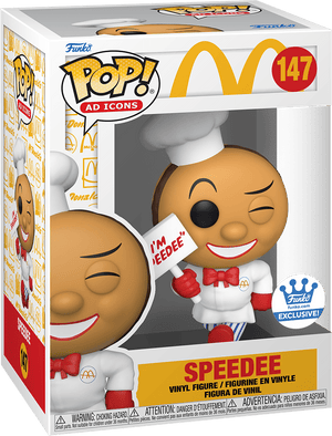 Funko Pop! Ad Icons: McDonald's - Speedee (Funko Exclusive) #147 - Sweets and Geeks