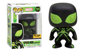 Funko Pop: Marvel - Spider-Man (Stealth Suit) (Glow In The Dark) (Hot Topic Exclusive) #195 - Sweets and Geeks