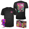 Funko POP! Marvel Tees - Spiderman XL Blacklight - Sweets and Geeks