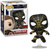 Funko Pop! Marvel: Spider-Man: No Way Home - Spider-Man Black & Gold Suit (Leaping) (AAA Anime Exclusive) (Glow in the Dark Chase) #1073 - Sweets and Geeks