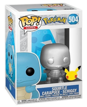 Funko Pop! Games - Squirtle #504 (Metallic) - Sweets and Geeks