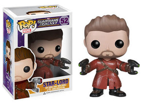Funko POP! Marvel: Guardians of the Galaxy - Star-Lord (Unmasked) (Amazon Exclusive) #52 - Sweets and Geeks