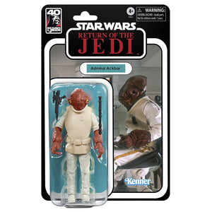 Star Wars Black Series 6" SDCC 2022 EP6 40th Retro Cardback Admiral Ackbar - Sweets and Geeks