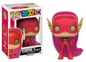 Funko Pop Television: Teen Titans Go!- Starfire as The Flash Toys R Us Exclusive #336 - Sweets and Geeks