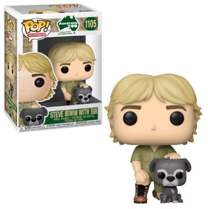 Funko POP! Television: Australia Zoo - Steve Irwin With Sui #1105 - Sweets and Geeks