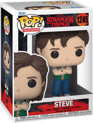 Funko Pop! Television: Stranger Things - Steve (Family Video) #1245 - Sweets and Geeks