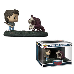 Funko POP! Television: Stranger Things - Steve and Demodog #728 - Sweets and Geeks