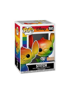 Funko POP! Disney: Disney - Stitch (Rainbow) (Diamond Exclusive) #1045 - Sweets and Geeks