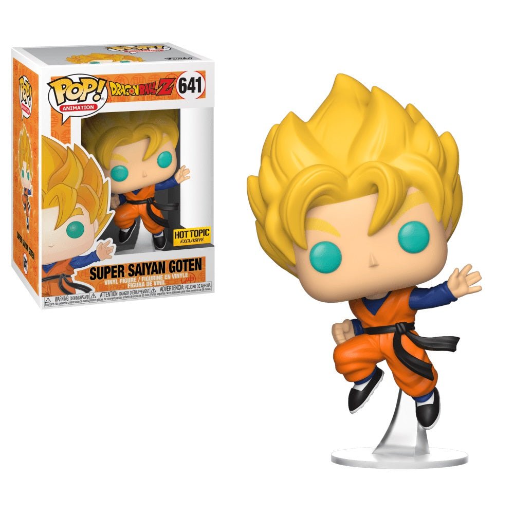 Funko Pop! Animation: Dragon Ball Z - Super Saiyan Goten (Hot Topic Ex –  Sweets and Geeks, image size:1000x1000