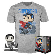 Funko Pop! Tees: Superman DC Collection by Jim Lee (XL) - Sweets and Geeks