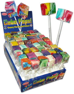 TIE DYE CUBE POPS - Sweets and Geeks