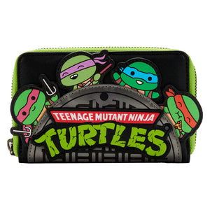 Teenage Mutant Ninja Turtles Sewer Cap Zip Around Wallet - Sweets and Geeks
