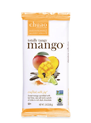 CHUAO MILK CHOCOLATE TOTALLY TANGY MANGO DARK 2.8 OZ BAR - Sweets and Geeks