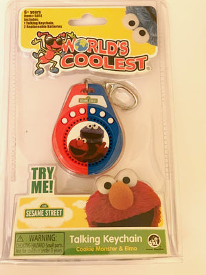 World's Coolest Talking Sesame Street Keychain - Sweets and Geeks