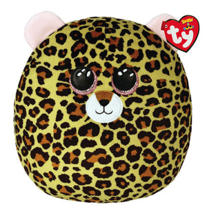 TY Squish-A-Boos Plush - LIVVIE the Leopard - Sweets and Geeks