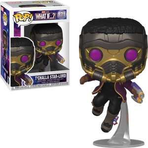Funko POP! Heroes: Marvel's What If...? - T'Challa Star-Lord #871 - Sweets and Geeks