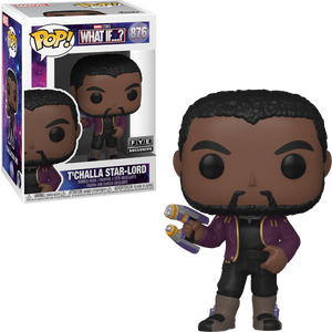 Funko POP! Heroes: Marvel's What If...? - T'Challa Star-Lord (FYE Exclusive) #876 - Sweets and Geeks