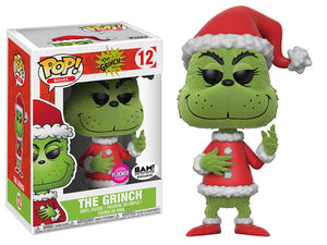 Funko Pop! Books: Dr. Seuss - The Grinch (Flocked) (BAM Exclusive) #12 - Sweets and Geeks
