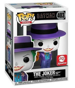 Funko Pop! Heroes: Batman - The Joker Batman 1989 (With Megaphone) (Metallic) (Alliance Entertainment) #403 - Sweets and Geeks