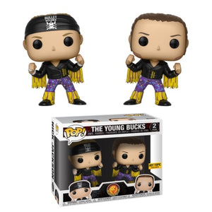 Funko Pop Sports: New Japan Pro-Wrestling - The Young Bucks (Purple & Gold) (Hot Topic Exclusive) 2 Pack - Sweets and Geeks
