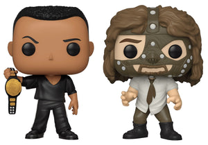 Funko Pop! WWE - The Rock & Mankind (2 Pack) - Sweets and Geeks