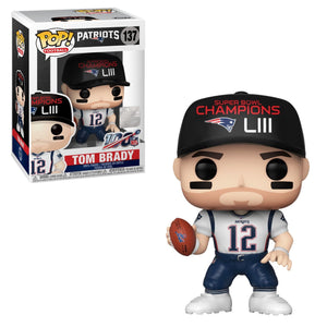 Funko Pop Football: Patriots - Tom Brady (Super Bowl) #137 - Sweets and Geeks