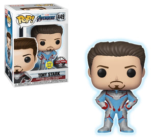 Funko Pop! Avengers - Tony Stark (Quantum Realm Suit) (Glow In The Dark) #449 - Sweets and Geeks