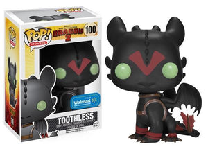 Funko Pop! Movies: How to Train Your Dragon - Toothless (Racing Stripes) (Walmart Exclusive) #100 - Sweets and Geeks