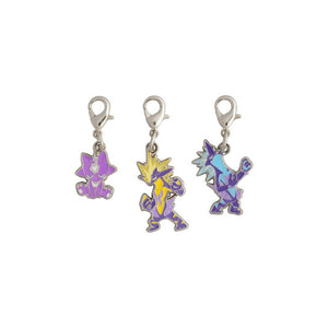 Toxel And Toxtricity Zenkoku Zukan Keychain Pokemon Center Japan - Sweets and Geeks