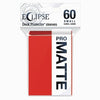 Ultra Pro Sleeves Small Eclipse Matte Apple Red 60-Count - Sweets and Geeks
