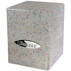 Ultra Pro Satin Cube Glitter Clear - Sweets and Geeks