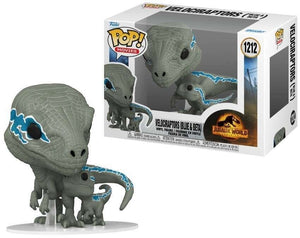 Funko Pop! Movies: Jurassic World: Dominion - Velociraptors (Blue and Beta) #1212 - Sweets and Geeks