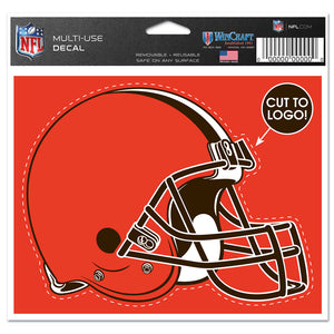 Cleveland Browns 4 1/2" Multi Use Decal - Sweets and Geeks