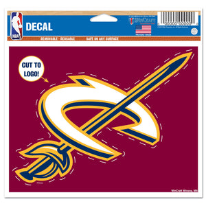 Cleveland Cavaliers 4 1/2" Multi Use Decal - Sweets and Geeks