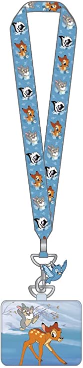 Disney Bambi Snowy Day Lanyard with Cardholder - Sweets and Geeks