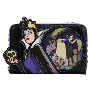 Evil Queen Villains Scenes Zip Around Wallet - Sweets and Geeks