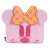 Pastel Ghost Minnie Mouse Glow-in-the-Dark Zip Around Wallet - Sweets and Geeks
