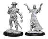 Pathfinder Deep Cuts Unpainted Miniatures W15 - Plague Doctor and Cultist - Sweets and Geeks