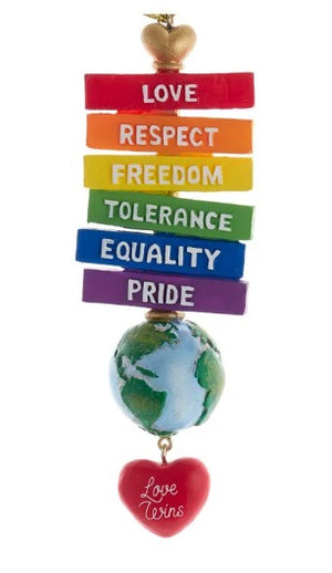 Pride Sign Ornament - Sweets and Geeks
