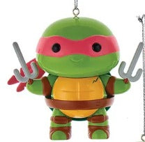 Teenage Mutant Ninja Turtles Raphael Kawaii Turtle Ornament - Sweets and Geeks
