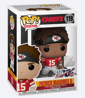Funko Pop! Sports: Kansas City Chiefs - Patrick Mahomes II (Red Jersey) #119 - Sweets and Geeks