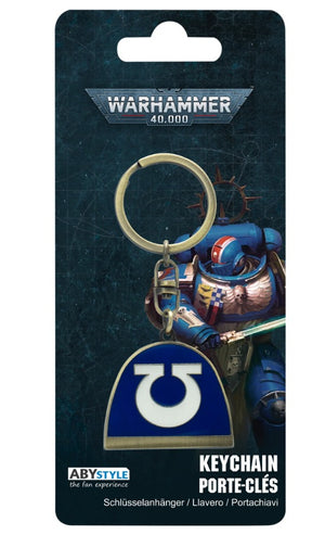 Warhammer 40K - Ultramarines Metal Keychain - Sweets and Geeks