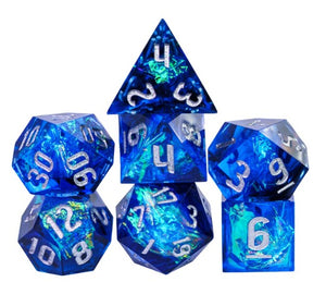 Purple Candy Glitter Dice Set - Sweets and Geeks