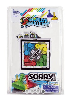 World’s Smallest Sorry! - Sweets and Geeks