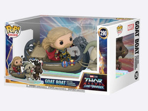 Funko Pop! Rides: Thor: Love and Thunder - Goat Boat with Thor, Toothgnasher & Toothgrinder - Sweets and Geeks