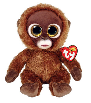 Ty Beanie Boo - Chessie - Brown Monkey - Sweets and Geeks
