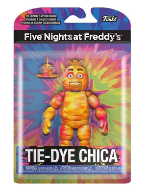 Five Nights at Freddy's - Tie-Dye Chica Action Figure - Sweets and Geeks